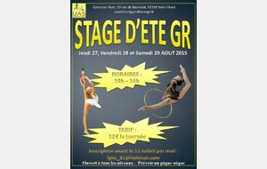 Le Stage de GR aura bien lieu les 27, 28 et 29 Aout