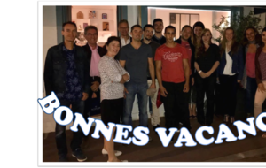 Toute l'équipe vous souhaite de bonnes vacances