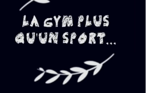 La gym plus qu'un sport...