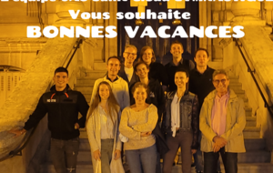 Bonnes vacances à tous 