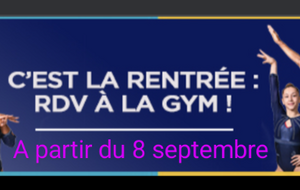 Reprise des entrainements à partir du lundi 8 septembre 2025