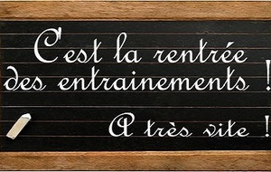 Reprise des cours la semaine du