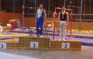 Maxime Vergnaud médaillé d'argent aux arçons et de bronze aux parallèles au Trophée fédéral libre optionnel GAM seniors 