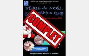 Stage de Noël