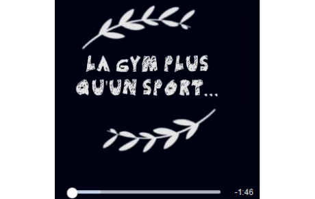 La gym plus qu'un sport...